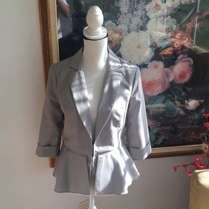 Super cute light gray blazer from Charlotte Russe